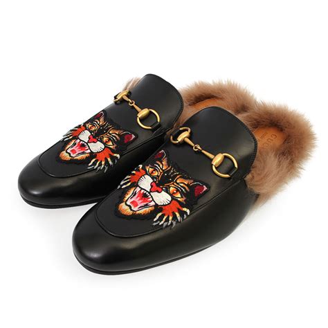 gucci tiger mules|vintage gucci mules.